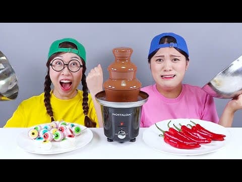 チョコレートフォンデュデザートチャレンジドナ