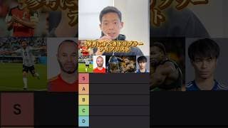 参考にすべきドリブラーティアリスト#shorts #サッカー #ドリブル #ランキング