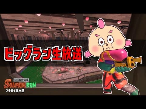 【生放送】ビッグビッグランやるぞ！！！！！！【スプラトゥーン３】