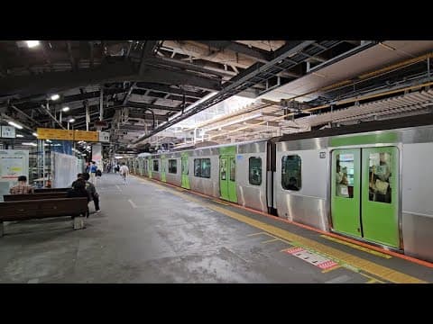 【乗降風景】JR渋谷駅 山手線ATOS接近放送・発車メロディー Shibuya Station Train Announcements & Jingle | Tokyo, JAPAN