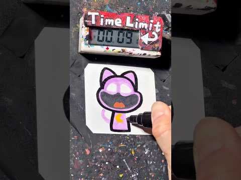 【ASMR】Drawing CatNap(Sprunki) in 40Sec