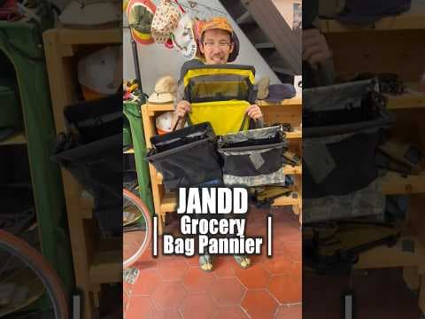 通勤にも買い物にも。毎日使える“最強パニア”JANDD Grocery Bag Pannier