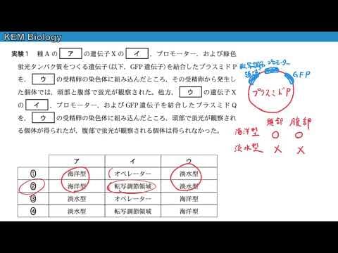 高校生物「共通テスト2023年(2022年度) 追試験 大問３（トゲウオの海洋型・淡水型）」
