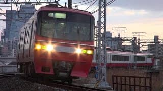 日中8連急行ほか - 名鉄土休・東枇杷島-西枇杷島間