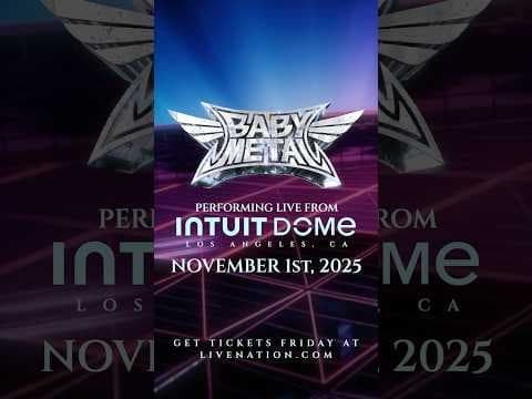 #BABYMETAL WORLD TOUR 2025-2026 SPECIAL ARENA SHOW IN US - ON-SALE NOW!! - #shorts
