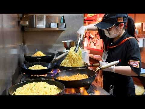 Shinjuku's Hardest Working Part-Time Waitress? 400 Plates of Spaghetti!
