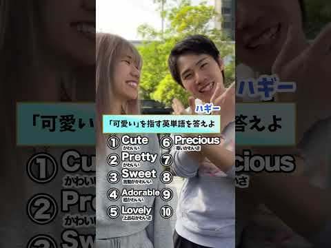 【可愛い】これ英語で何て言う？