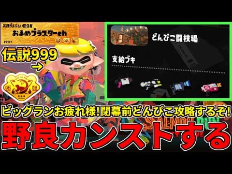 【この配信で閉幕前ノーミスカンストしました！】野良カンスト530回した男のサモラン！シューターだらけの編成で閉幕前にカンストする！【スプラトゥーン3/サーモンランNW】