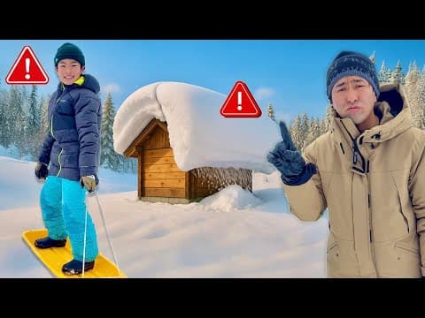 【寸劇】雪遊びを安全に楽しむためのルールを学ぼう！　かえであーたん　Winter safety rules for children