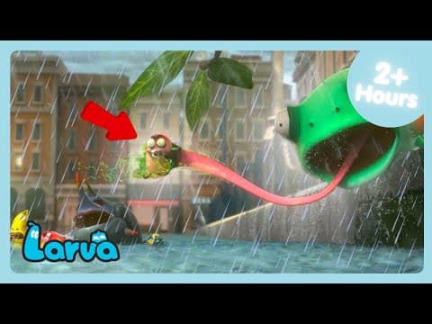 暴風雨に巻き込まれた幼虫！ | 子供向け漫画コンピレーション | WildBrain