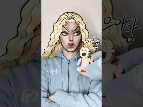Queen never cry Makeup👶🏼💦
