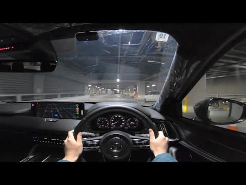 【試乗動画】2025 マツダ CX-80 XD HYBRID Exclusive Sports 4WD夜間試乗