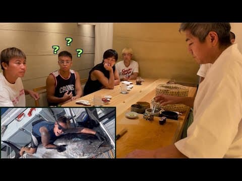 萩原裕介さんが釣った200kgのマグロを食べてみた