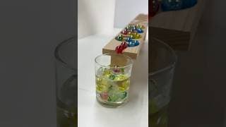 Marble Run ASMR ☆ HABA Wave Slope, glass of Water🫗 #shorts #marblerun  @marblerunone