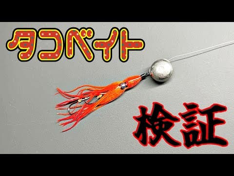 伝統は強い？タイラバとタコベイトで釣果を比較してみた。
