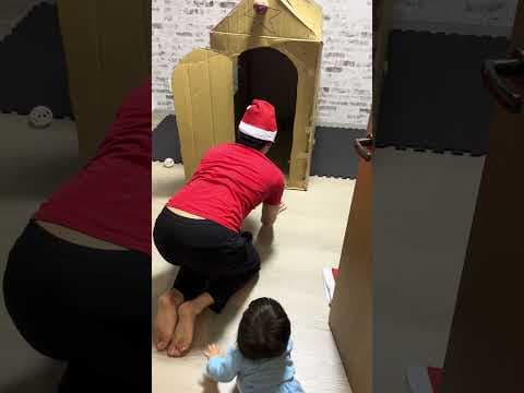Cardboard House Monster　 #pei #funny #mysweetvoiceforu #memes #cute #comedy #funnyvideo #baby
