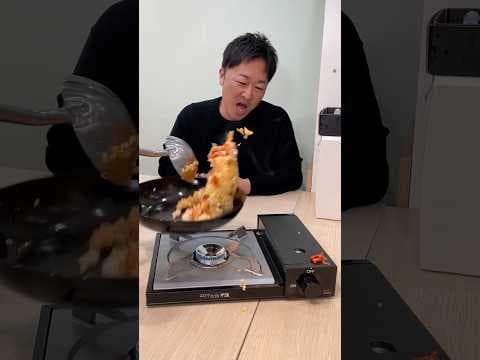 【キムチ】チャーハンを作るのに汚すなって言われましても。