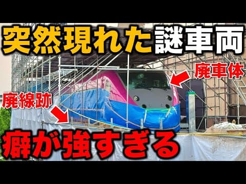 【廃線跡に廃車両】何これ⁉︎ どう見えても怪しすぎる激変した謎のサンダーバードを見てきた JR西日本/681系/嵯峨野線