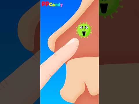 スッキリ！鼻の中のおばけをウォッシュ！ #shorts #anime #animation #妖怪
