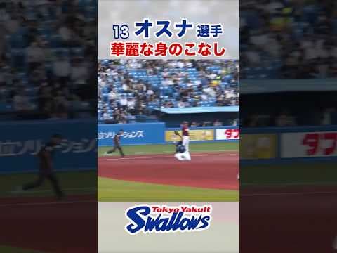 オスナ選手 華麗な身のこなし　#swallows #オスナ #shorts
