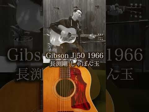 1966年製「Gibson J-50」で長渕剛さんの「しゃぼん玉」を弾き語りしてみた。#アコギ  #弾き語り #GIBSONJ50　#長渕剛