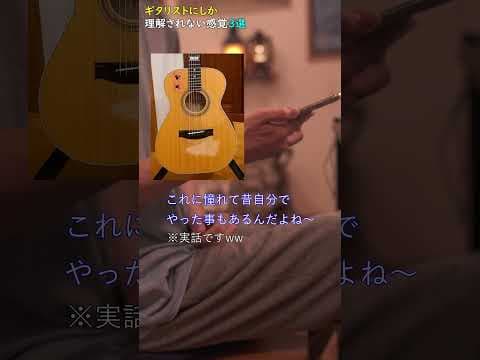 ギタリストにしか理解されない感覚3選ww #shorts#short#ソロギター#アコギ#アコースティックギター#検証#ギター初心者#あるある#ギター