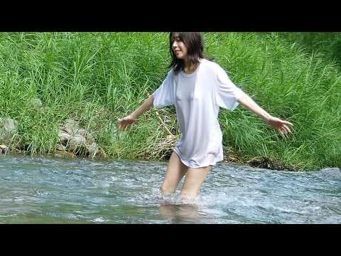 冷たい川でびしょ濡れキャンプ 体感温度40℃ 夏の終わりはウナギで乗りきる / Camping soaking wet in a cold river. feels like 40℃ (104°F)