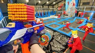 Nerf War | Amusement Park Battle Collection 12(Nerf First Person Shooter)