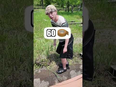 ガムテープ何巻きで耐えれると思う？#shorts