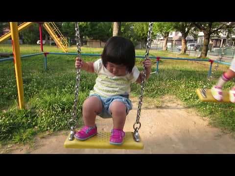 Old movie はじめてブランコ立てた結ちゃん　2016年　2歳後半