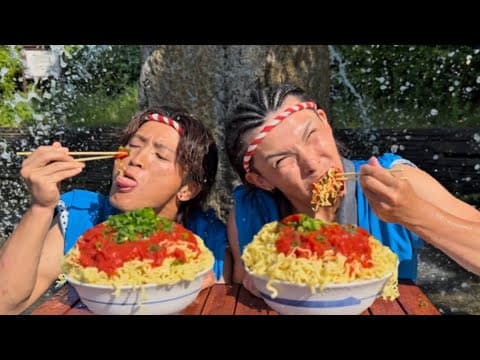 Tomato ramen gluttony contest🍜