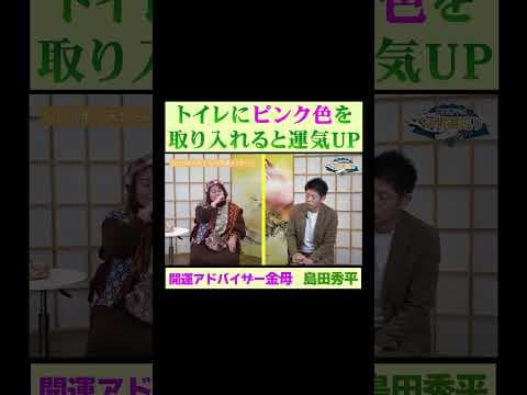 【風水】トイレにピンクを取り入れて開運！開運アドバイザー金母※切り抜き『島田秀平のお開運巡り』 #スピリチュアル  #島田秀平のお開運巡り #運勢 #shorts