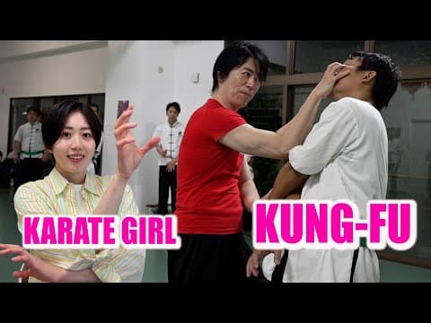 How dangerous! Kung-fu attack to the eyes! [Karate Girl's Shocking Experience]