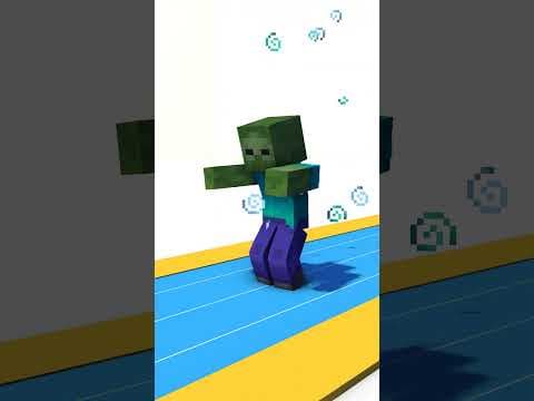 動けるゾンビ。【Minecraft Animation】