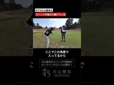 今でも片山晋呉はスイングが変わり続けている #片山晋呉 #golf # #ゴルフ #shorts