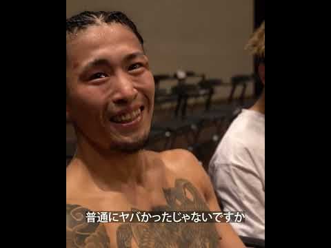 メインで激闘を戦った秋葉太樹と谷村泰嘉【PANCRASE BLOOD.7】