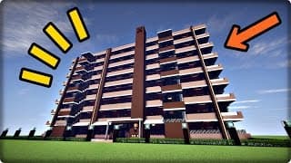 【マインクラフト】マンションを建築してみる【マンションの作り方】