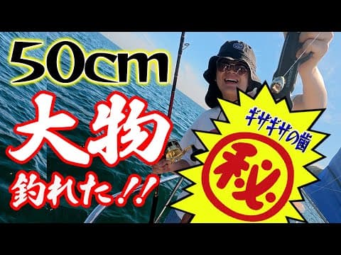 【閲覧注意!?】釣り上げたのは歯がキモい？人面魚だった！