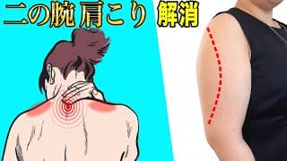 【肩こり解消】二の腕激やせストレッチ【デスクワーカー必見】