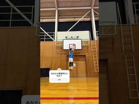 【何点？】1人スラムダンクコンテスト #Basketball