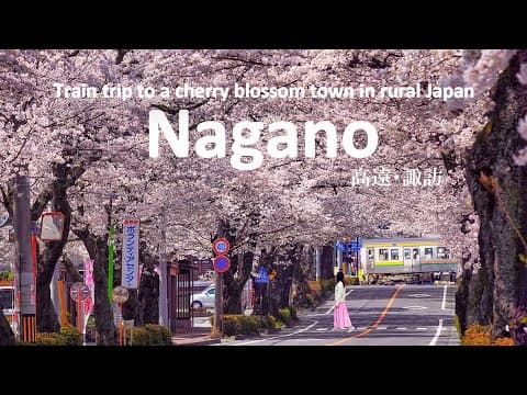 The Next Station - DREAM | Train Trip to a Cherry Blossom Town in Rural Japan | JAPAN TRAVEL VLOG