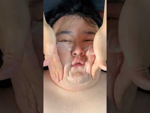 【ASMR】目元パックマッサージデブ