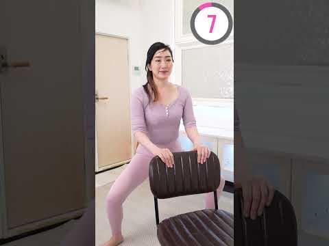Do this Lazy Squat to lose weight easily!