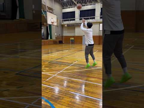 シュートフォーム修正🤦‍♂️ #basketball #kyonosuke #バスケ