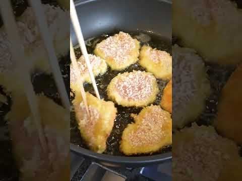 簡単コスパ最強！サクサク！一口鶏むねチキンカツの作り方 #shorts #料理  #鶏むね肉