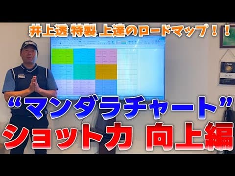 【ショットが上手くなるために必要なこと！】マンダラチャートで説明します！！