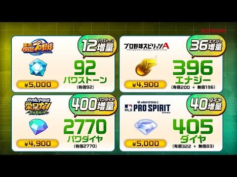 エナジーやパワストーンなどがお得に買える！KONAMI Gamesストアのご紹介