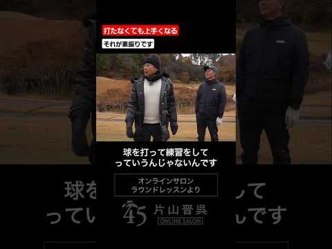 球を打つ前に理想を振る #片山晋呉 #golf #ゴルフ #shorts