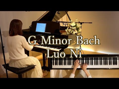 【G Minor BACH Luo Ni 編曲 /バッハ  ピアノ】「The Well-Tempered Clavier 1 No.2 in C Minor BWV847」 @1211piano