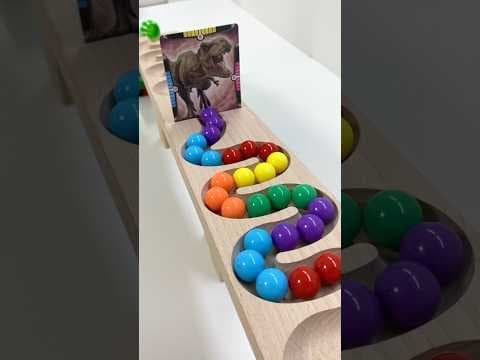 Marble Run ASMR ☆ HABA Wave Slope & Pop Tube, Dump truck #shorts #marblerun @marblerunone